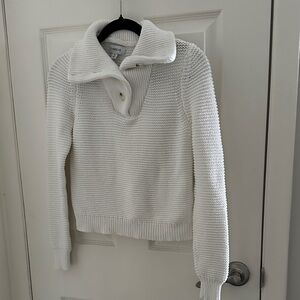 Evereve White Textured Sweater